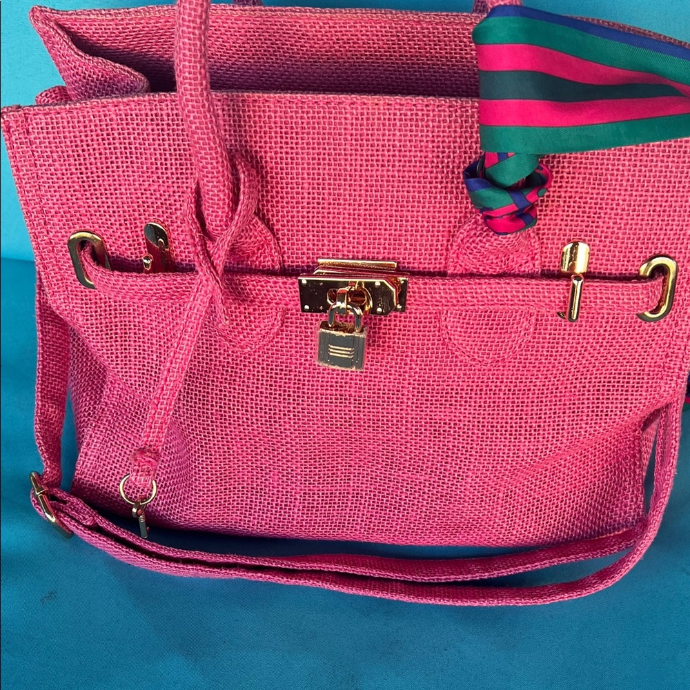 Elegant Pink Tote Bag